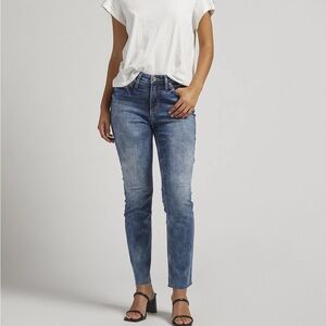 Silver Hello Legs Jeans Womens 32 Raw Hem High Rise